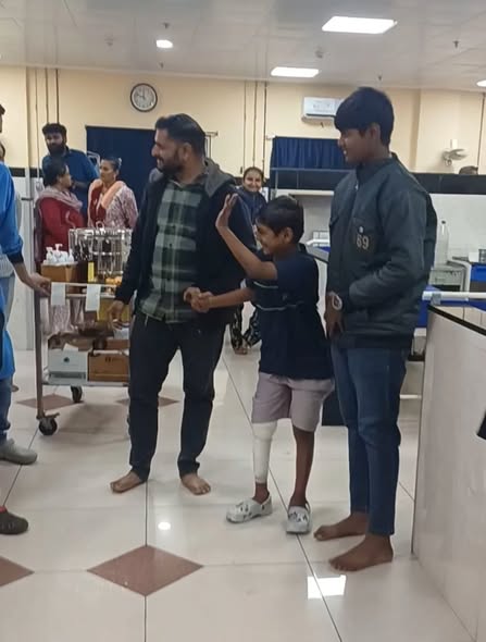 રાજકોટ સિવિલ હોસ્પિટલના પ્લાસ્ટિક સર્જરી વિભાગ દ્વારા બાળકની સફળ સર્જરી: દિવાળીની આફત પછી સ્મિતભર્યું જીવન