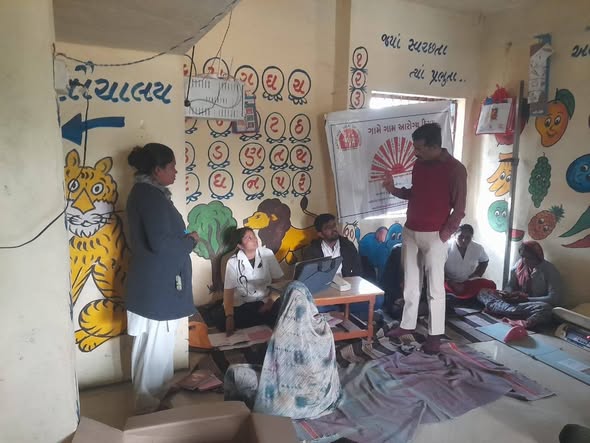 ગામે ગામ આરોગ્ય કિરણ કાર્યક્રમ અંતર્ગત દેવગઢ બારીયાના તોયણી–૧માં આઉટ રીચ OPDનું સફળ આયોજન, ગ્રામ્ય નાગરિકોને મળ્યા આરોગ્ય લાભ