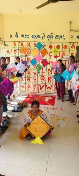 દાહોદ ઘટક–૩ આંગણવાડી કેન્દ્ર પર મકરસંક્રાંતિ નિમિત્તે ‘પોષણ ઉડાન કાર્યક્રમ–2026’ની ઉજવણી