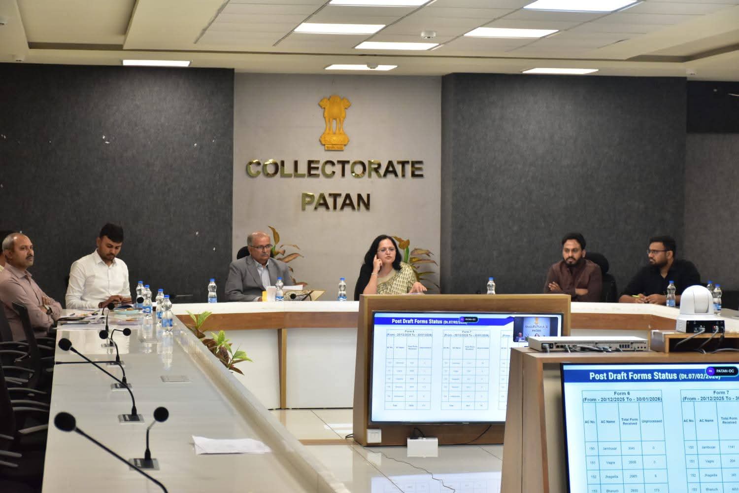 ચૂંટણી આયોગ દ્વારા શ્રીમતી ઐશ્વર્યા સિંહની ગુજરાત માટે સ્પેશિયલ લિસ્ટ ઇન્સ્પેક્ટર (SRO) તરીકે નિમણૂક, પાટણ કલેક્ટર કચેરીથી વર્ચ્યુઅલ બેઠક યોજાઈ