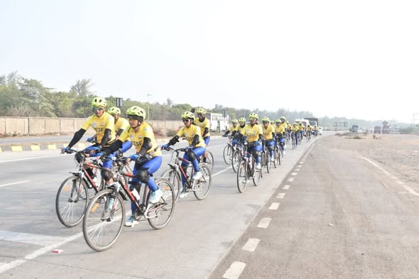 દેવભૂમિ દ્વારકામાં CISFની ‘વંદે માતરમ કોસ્ટલ સાયક્લોથોન-2024’ને ભવ્ય પ્રારંભ, રાષ્ટ્રીય સુરક્ષા અને એકતાનો સંદેશ